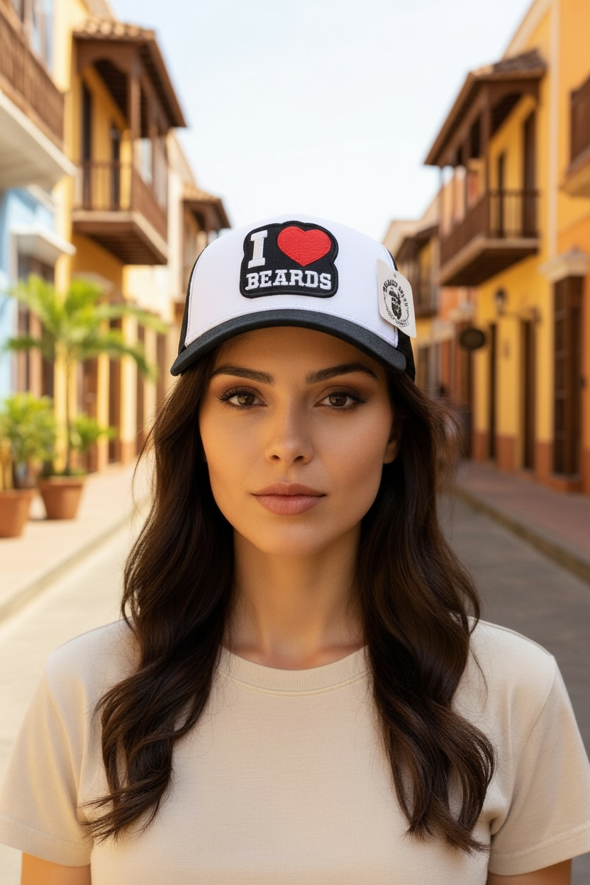 I Love Beards Richardson Trucker Hat Great Gift For Beard Lovers