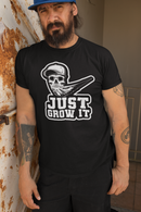 Just Grow It Funny Beard Hanes Tee Shirt