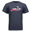 Kentucky Bearded Skull Pride T-Shirt – Bold Style for True Beard Lovers  Athletic Navy - FRONT