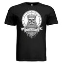 King of Patience Gothic Beard T-Shirt Symbol of Timeless Wisdom
BLACK - FRONT