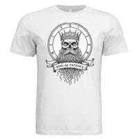 King of Patience Gothic Beard T-Shirt Symbol of Timeless Wisdom
WHITE - FRONT