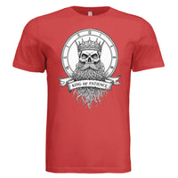 King of Patience Gothic Beard T-Shirt Symbol of Timeless Wisdom
RED - FRONT