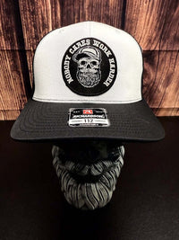 Nobody Cares Work Harder Beard Skull Richardson Trucker Hat