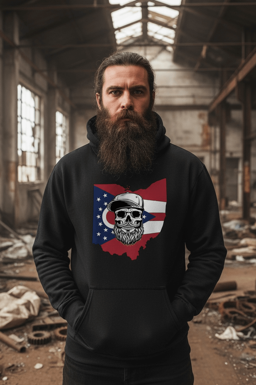 Ohio Beard Pride Hoodie