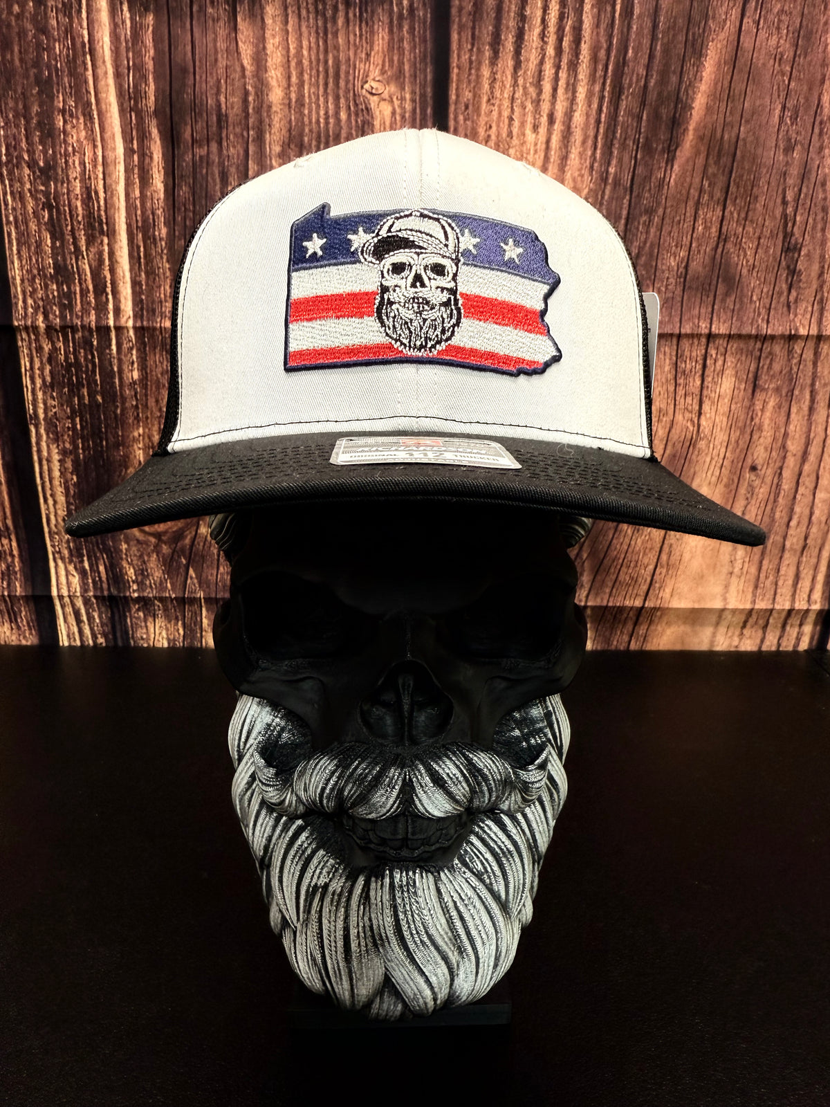 Pennsylvania Beard Skull State Richardson Hat For PA Guys

