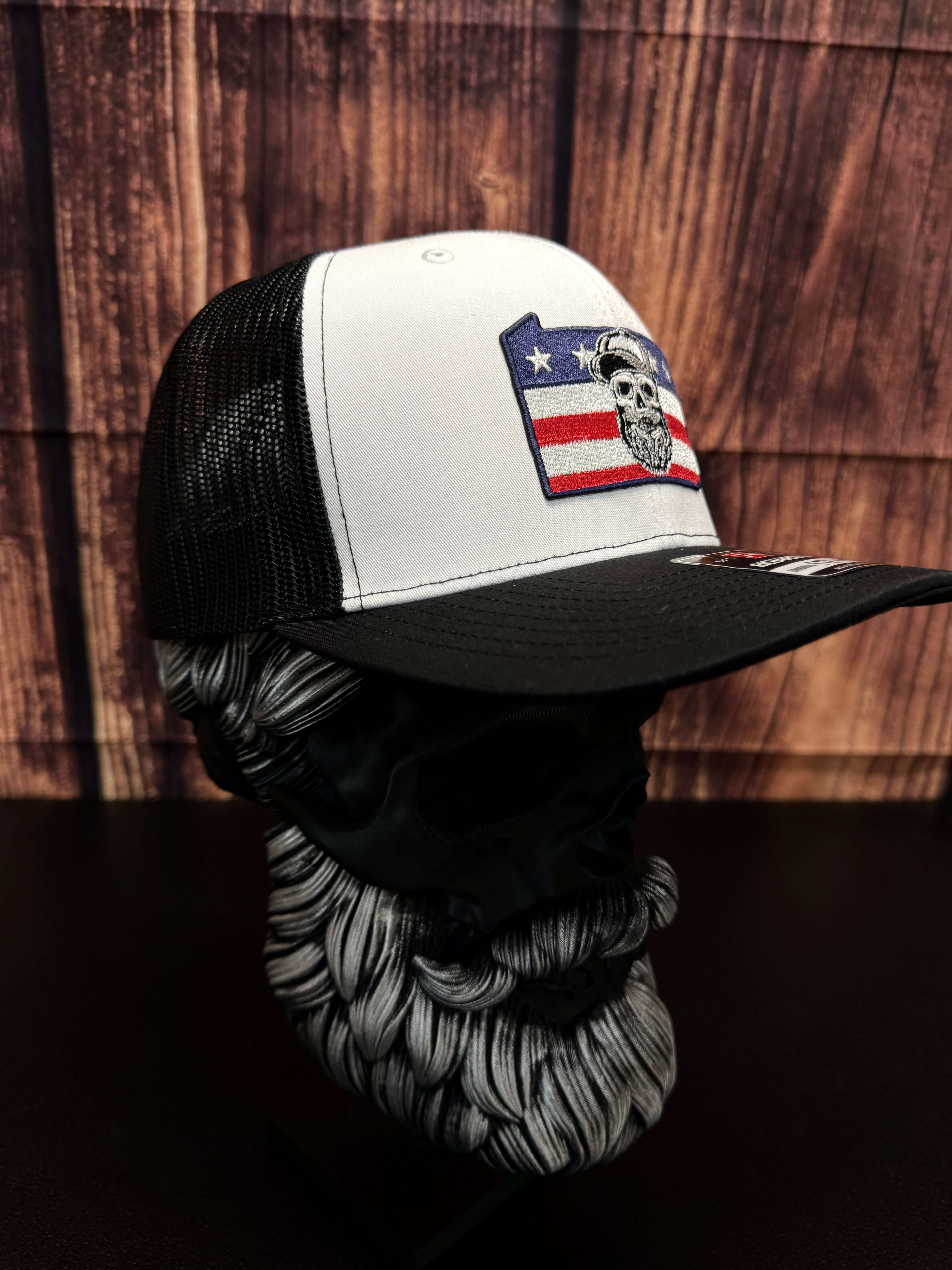 Pennsylvania Beard Skull State Richardson Hat For PA Guys

