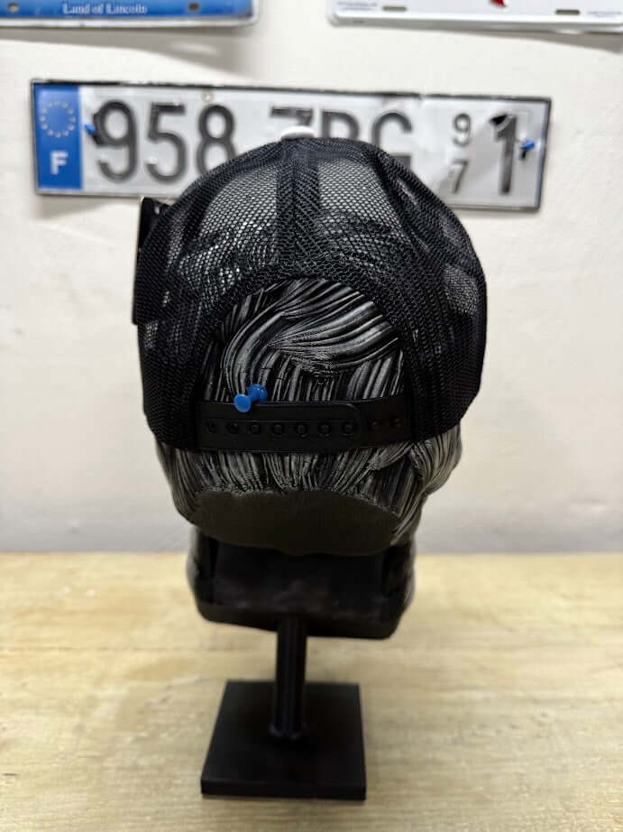 Pride Bearded Skull Guy On A Trucker Hat Back