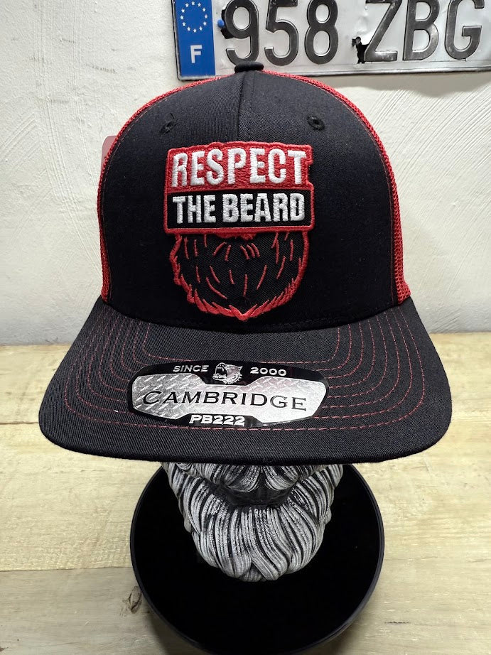 Respect The Beard Trucker Hat - Fun Gift for Beard Lovers