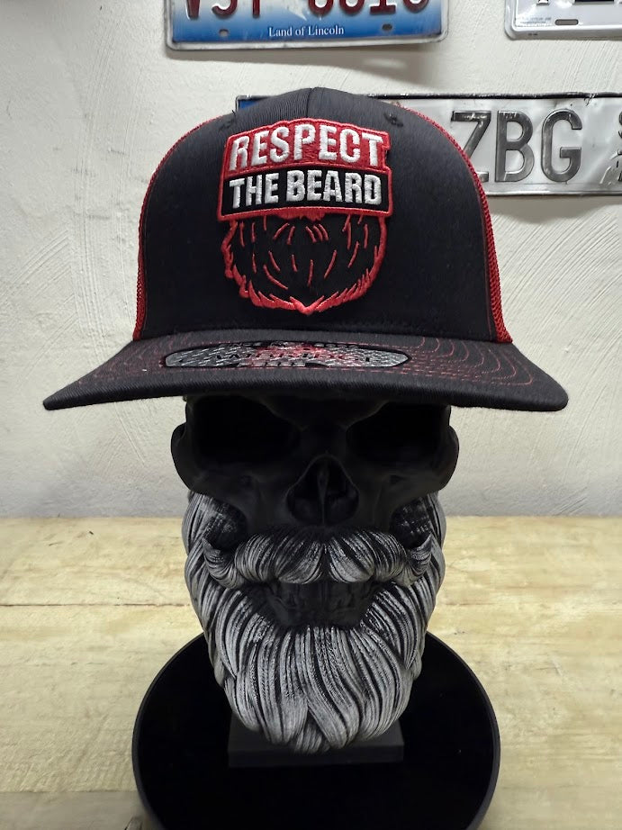 Respect The Beard Trucker Hat - Fun Gift for Beard Lovers