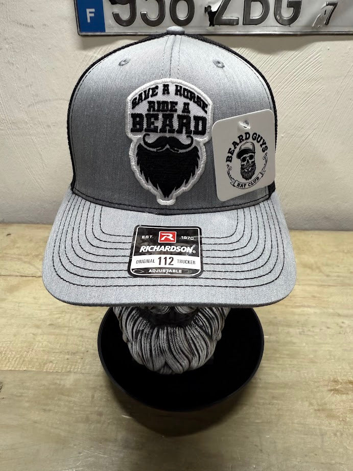 Save A Horse Ride A Beard Trucker Hat Front 1