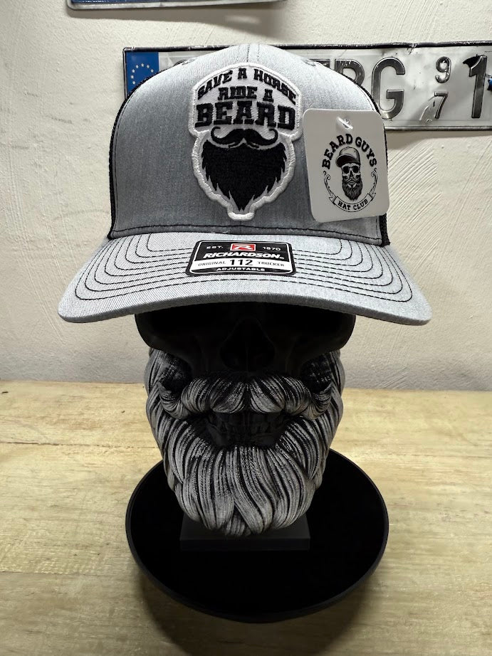 Save A Horse Ride A Beard Trucker Hat Front 2