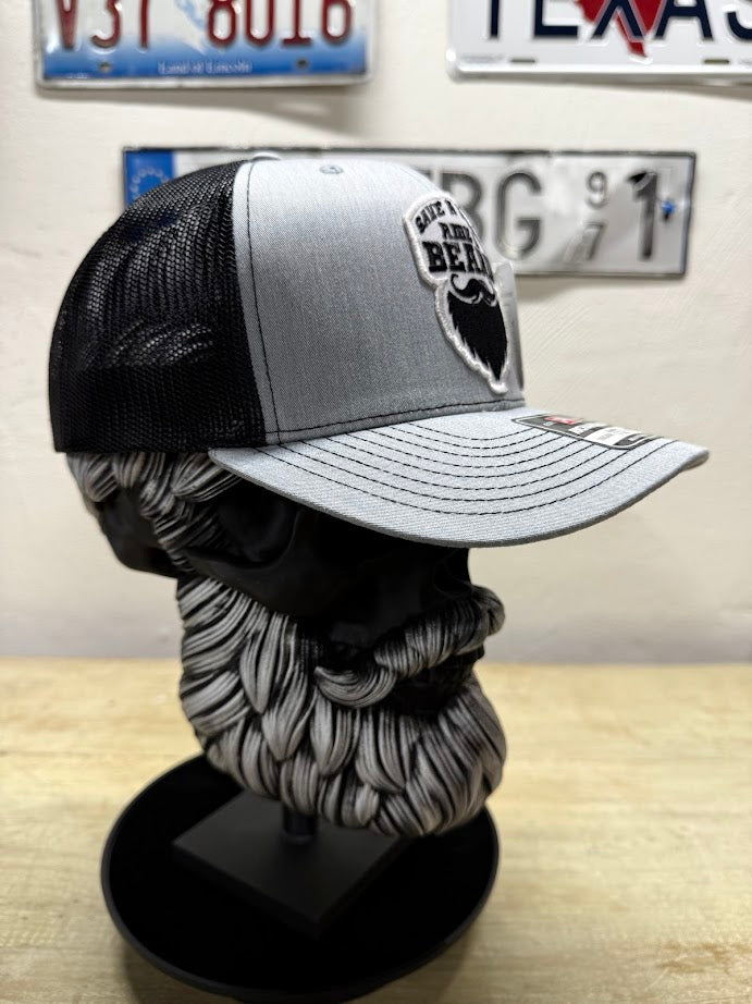 Save A Horse Ride A Beard Trucker Hat Side 3