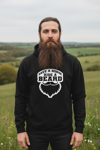 Save a Horse Ride A Beard Hoodie Funny Gift For Bearded Guys 