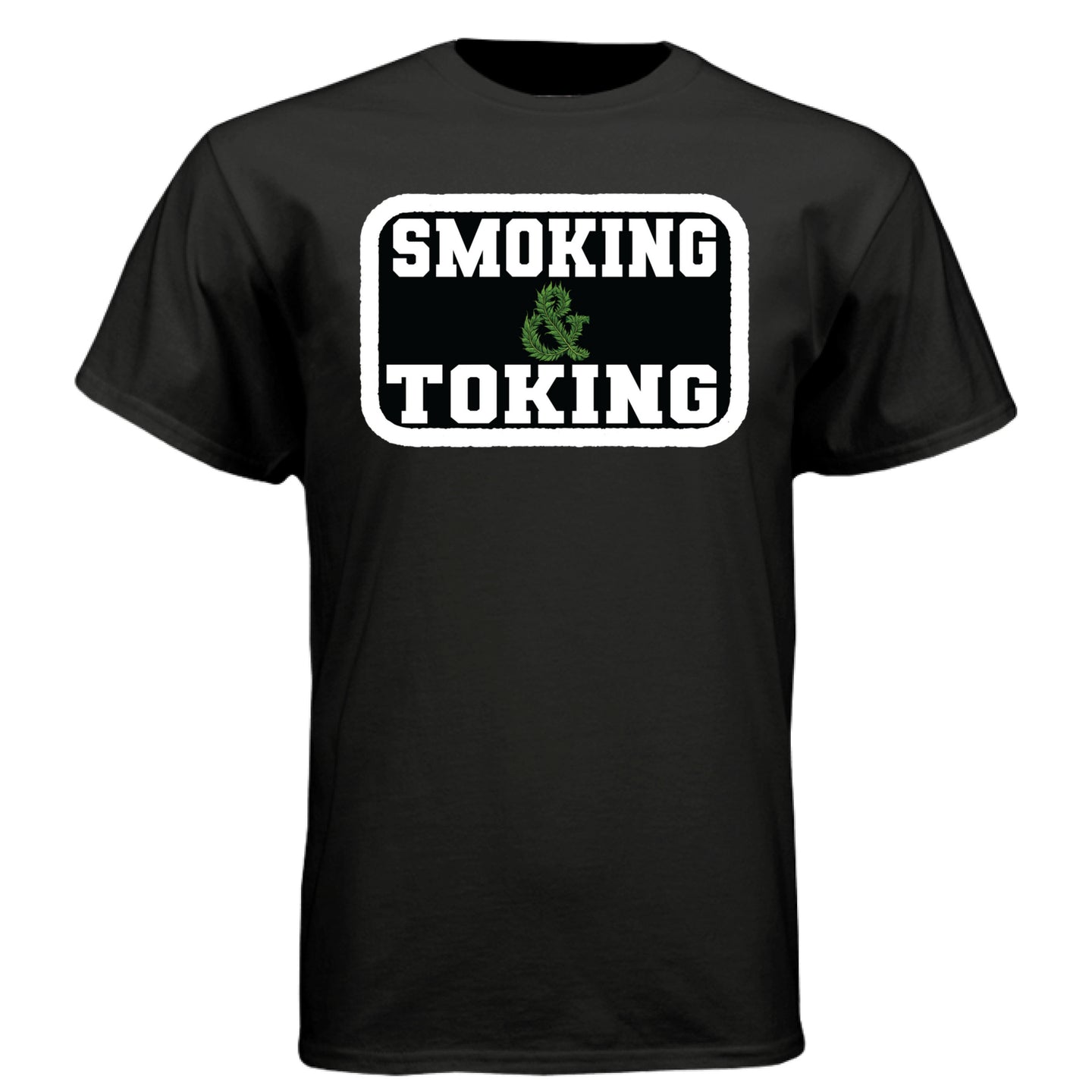 Smoking And Toking Graphic Hanes Tee Shirt