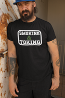Smoking And Toking Graphic Hanes Tee Shirt
