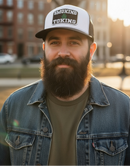 Smoking Toking Embroidered Patch On Richardson Trucker Hat