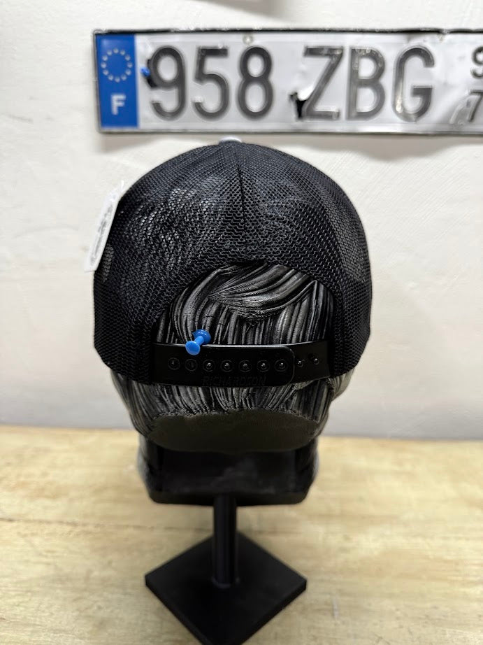 Sorry This Beard Is Taken Leather Patch Trucker Hat Back