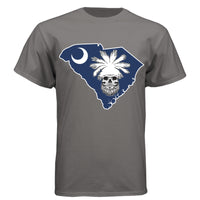 South_Carolina_Palmetto_Skull_Blue_Crescent_State_Outline
Oxford Grey - FRONT