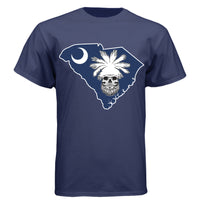 South_Carolina_Palmetto_Skull_Blue_Crescent_State_Outline
NAVY - FRONT