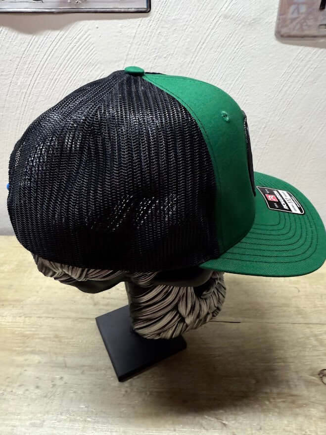 St. Patty Beard Skull Trucker Hat - Unique St Patricks Day Accessories Side 4