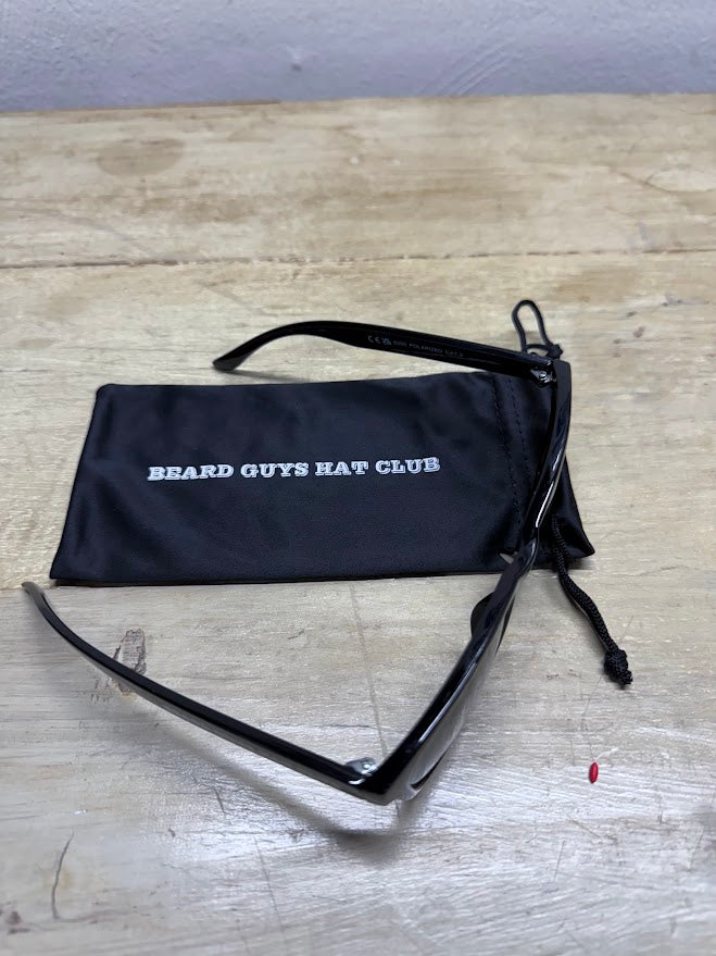 Sunglass Black on Black Beard Guys Hat Club Top