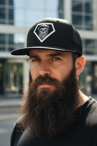 Super Beard Man Black Out Richardson Hat Superman Inspired