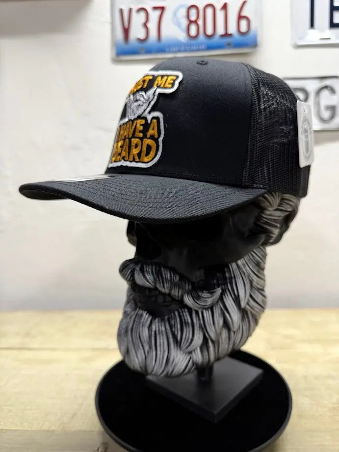 Trust Me I Have A Beard Trucker Hat Side 1