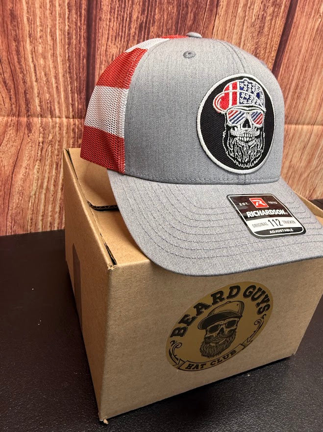 U.S. OF A. Richardson Trucker Hat USA Cap
