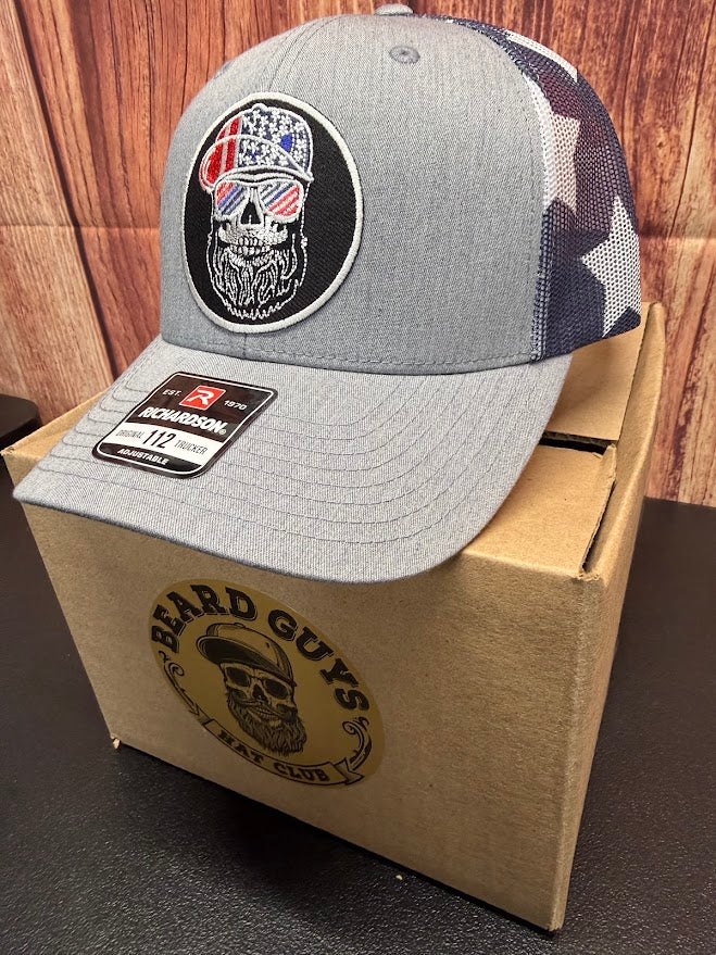 U.S. OF A. Richardson Trucker Hat USA Cap 1
