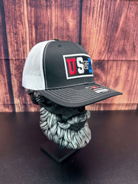 U.S OF A. Richardson Trucker Hat USA Cap