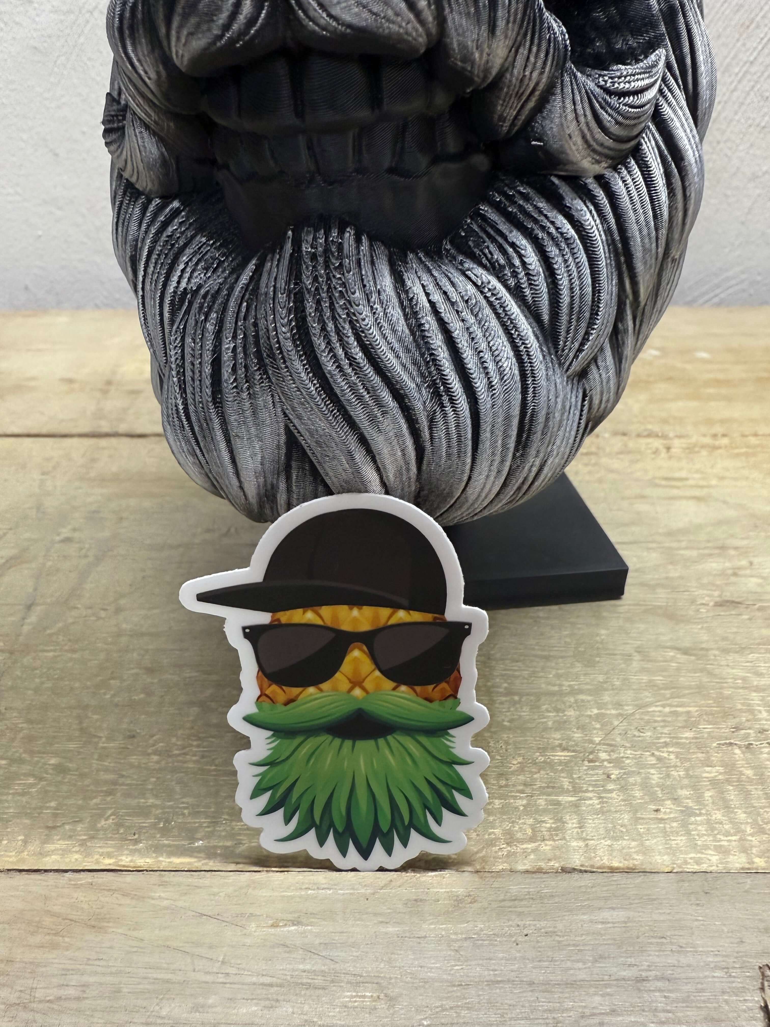 Upside Down Pineapple 3 Inch Sticker