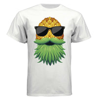 Upside Down Pineapple Hames Tee Shirt Play Well With Others WHITE - FRONT