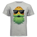 Upside Down Pineapple Hames Tee Shirt Play Well With Others ASH - FRONT