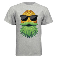 Upside Down Pineapple Hames Tee Shirt Play Well With Others ASH - FRONT