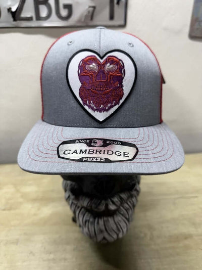 Valentine's Day Heart Skull Truck Hat