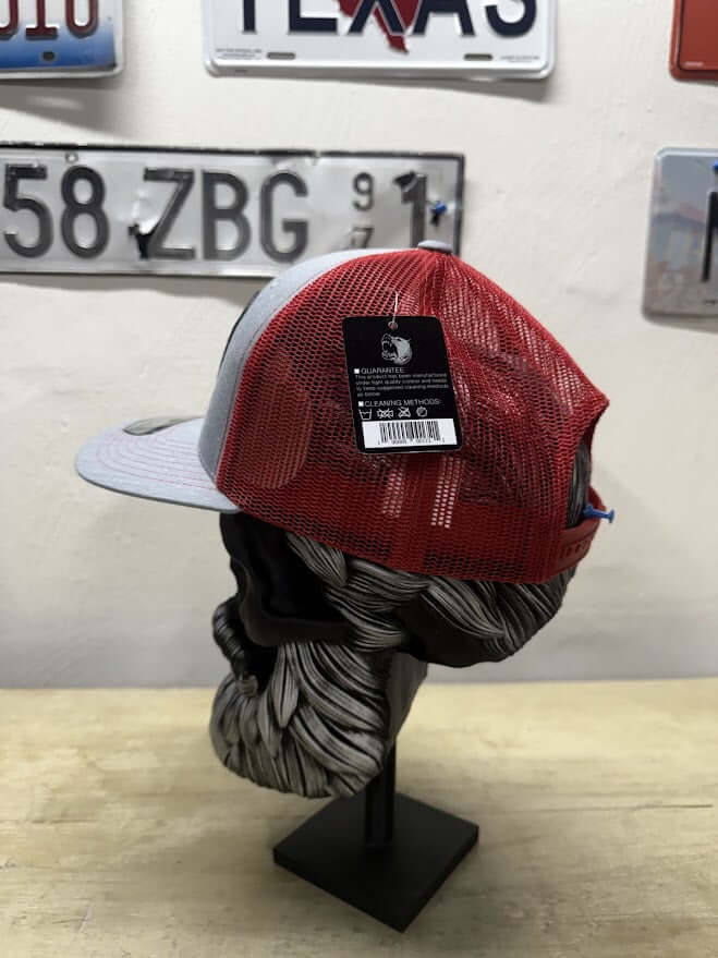 Valentine's Day Heart Skull Truck Hat front Left
