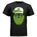 Weedman Beard Guy Tee Shirt – Bearded Skull Cannabis Graphic T-Shirt for Chill Vibes & Bold Style