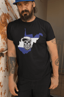 West Virginia Bearded Skull Tee – Mountain Pride Meets Bearded Power Beard Guys Hat Club