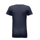 Whiskey And Weed Ladies Bella Tee Shirt NAVY - BACK