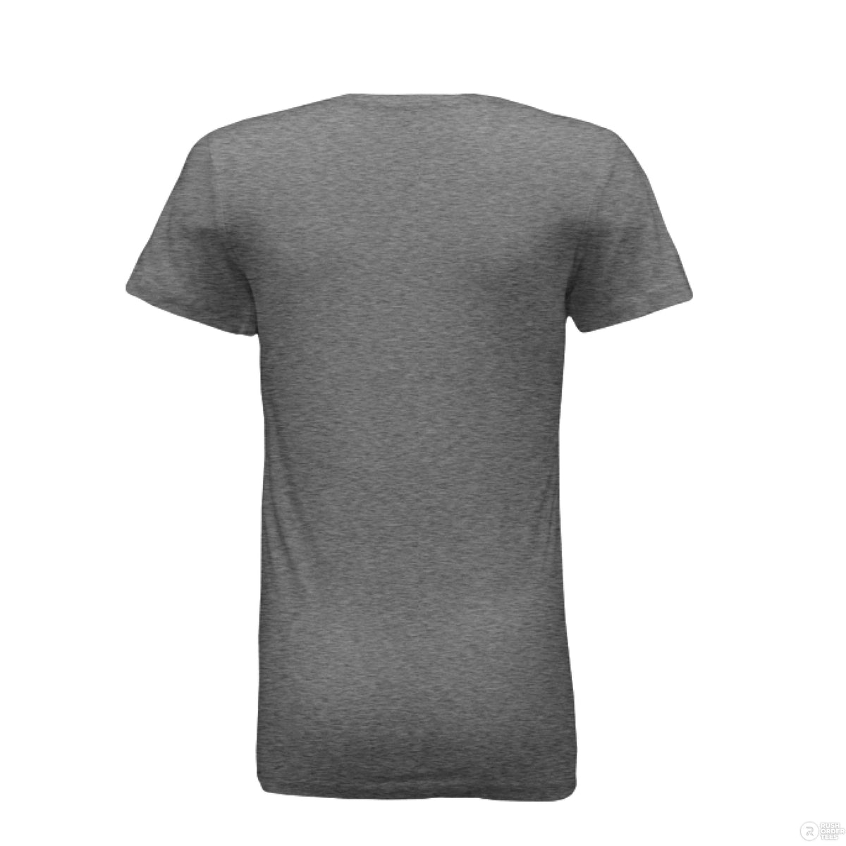 Whiskey And Weed Ladies Bella Tee Shirt DEEP HEATHER - BACK