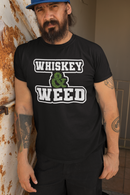 Whiskey and Weed Hanes Guys Tee Shirt