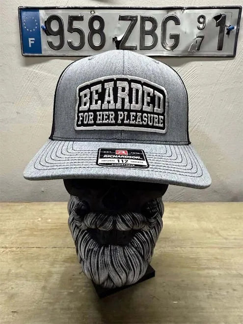 Bearded For HER Pleasure Trucker Hat - Funny Beard Gift