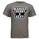 Bearded Chubby And Sexy Hanes Tee Shirt Oxford Grey - FRONT