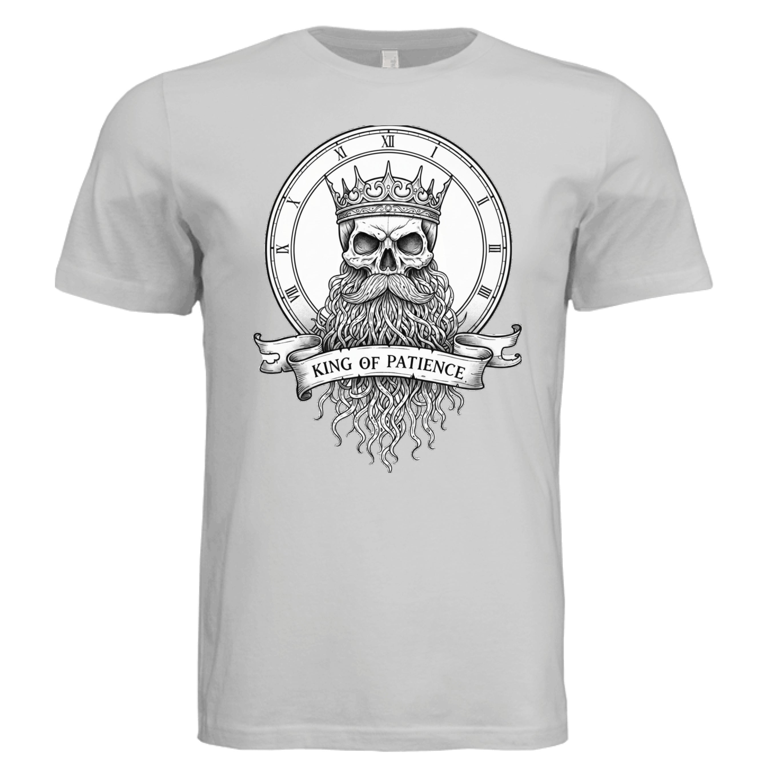  King of Patience Gothic Beard T-Shirt Symbol of Timeless Wisdom 
