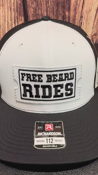 Free Beard Rides Trucker Hat - Fun & Unique Gift