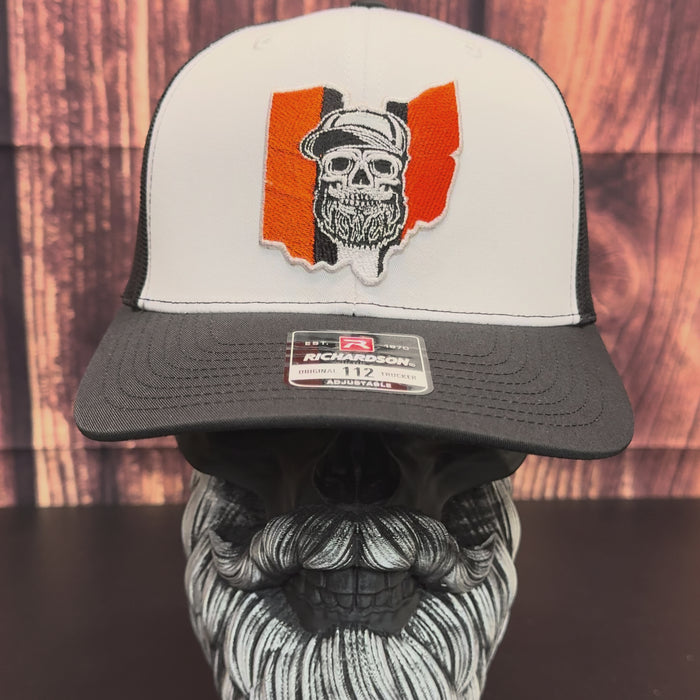 Cleveland Ohio Football Bearded Skull Richardson Hat