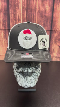 Holiday Skull Trucker Hat –Bearded Santa Christmas Beard Season