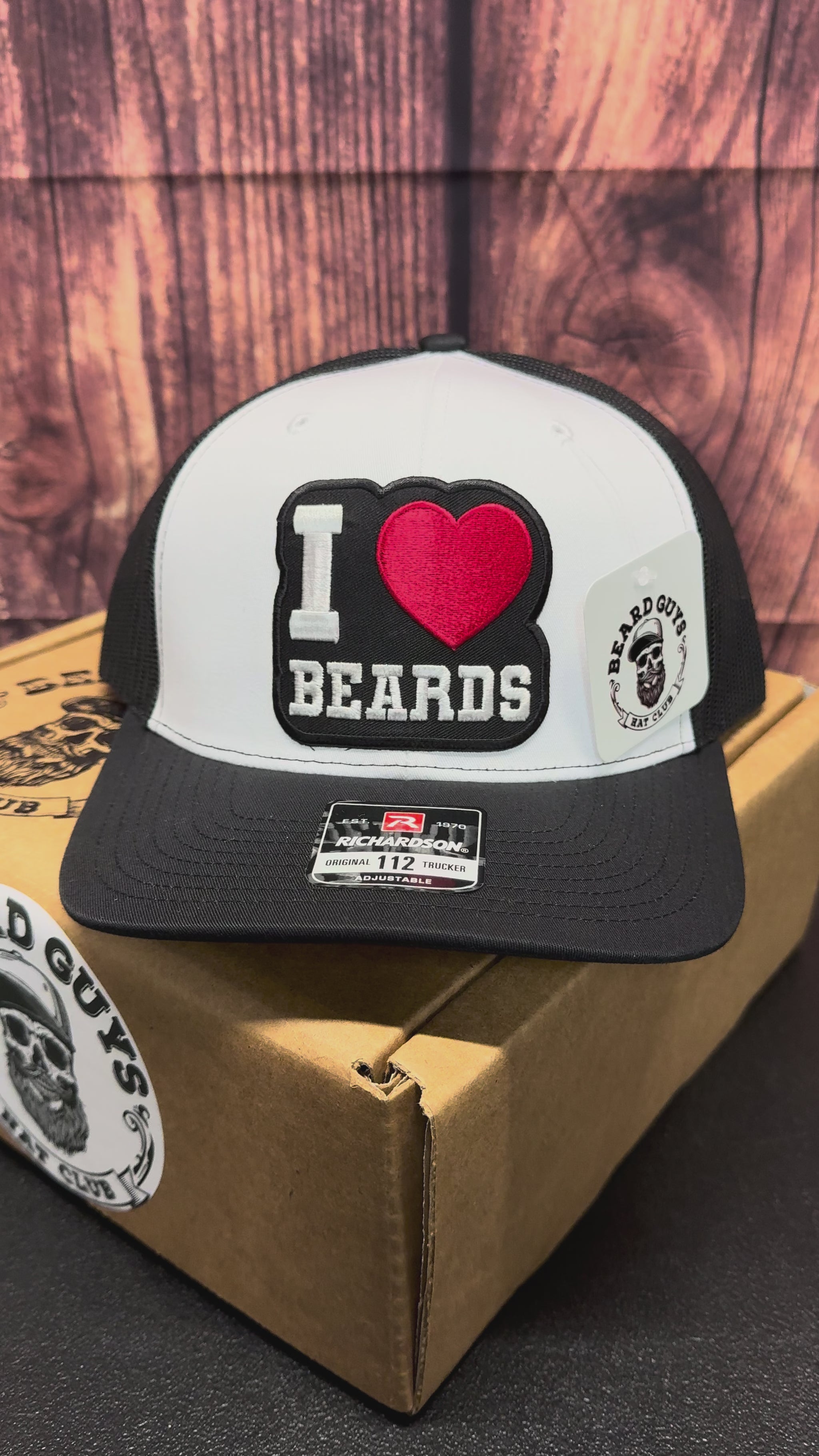 I Love Beards Trucker Hat - Fun & Unique Gift Idea