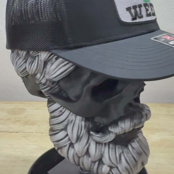 Whiskey and Weed Trucker Hat Embroidered Patch 