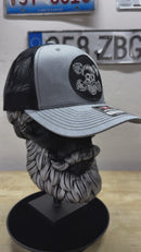 Beard Skull Weightlifting Workout Trucker Hat 